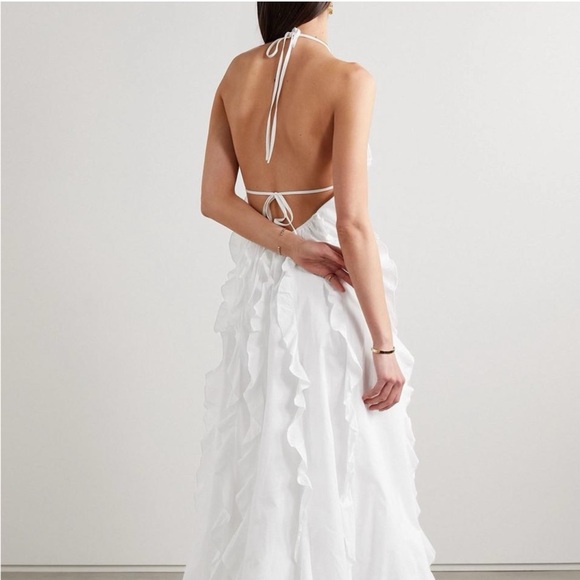 NWT Staud Marika Ruffle Gown - Picture 2 of 7